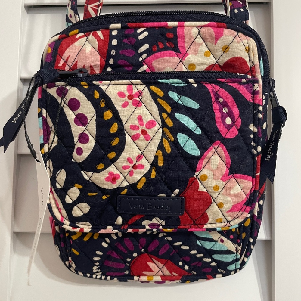 Vera Bradley Mini Hipster Painted Paisley
